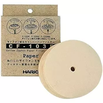[Набор из 2 шт.] Открытый бумажный сифонный фильтр HARIO (100 штук) CF-103E