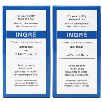 Набор из 2 стимуляторов роста волос Hospital Angre World Selection INGRE Hair Growth Agent для мужчин и женщин Лекарственное средство Redensyl AGA [гарантия AGA] Квази-лекарство