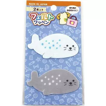 Набор из 2 выкроек для войлочных нашивок Uniname Ширина 67 мм x Высота 33 мм AJUN-14230