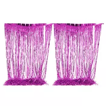 Набор из 2 занавесок с кисточками Happy Spring (Розовый_3м)