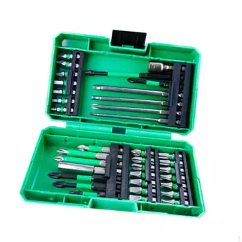 Набор из 35 отверток 15x10x4.7см, многоцелевой аксессуар для электродрели с ящиком для хранения