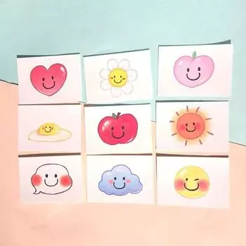 Набор из 36 открыток с надписью «Улыбка» ко Дню Святого Валентина