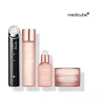 Набор из 3 этапов коллагена MediCube (Тонер 140 мл + Сыворотка 55 мл + Крем 50 мл) с Pro Booster Christmas Special