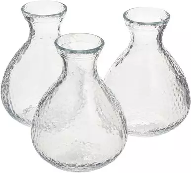 Набор из 3 бутылок для сакэ Edo Glass Kamakura, термостойкие KK-6138/3