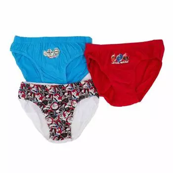 Набор из 3 детских хлопковых трусов с принтом дроидов Stromtroopers STAR WARS 9/10 ans разноцветный