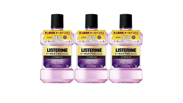Набор из 3-х лечебных ополаскивателей для полости рта LISTERINE Total Care Zero Plus 1000 мл [квази-лекарство]