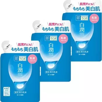 Набор из 3 Hada Labo Hakujun Emulsion Refill 140 мл Медикаментозное отбеливание [Оптовая закупка]