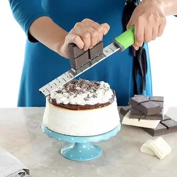 Набор из 3 кухонных терок, измельчитель и терка из нержавеющей стали для шоколада, чеснока, имбиря, мускатного ореха, кокоса, специй и сыра пармезан