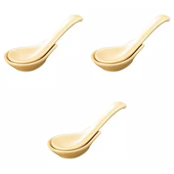 Набор из 3 ложек Анраку с подставкой x 15 тарелка-подставка 9 x x 3 ложки из Ариты Арита Setomonohonpo (маленький) [5 см, 6,5 см]