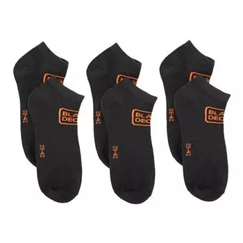 Набор из 3 низких мужских носков BLACK & DECKER 39/42 чёрный