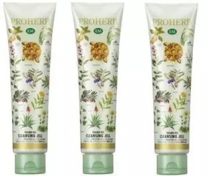 Набор из 3 очищающих гелей Proherb EM White