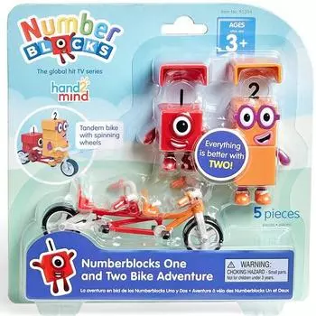 Набор из 3 предметов для бега Number Bloks Bike Adventure, набор из 3 предметов IN95354, корейские детские игрушки