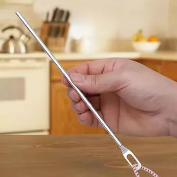 Набор из 3 предметов для заправки ниток в эластичный пояс - простой инструмент для заправки ниток для шитья, ткачества и рукоделия, прочная металлическая конструкция