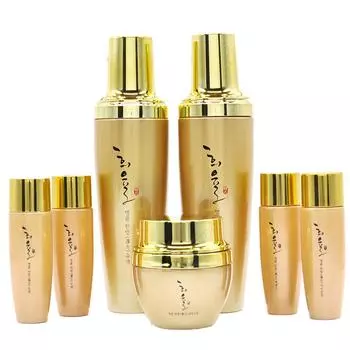 Набор из 3 предметов Leverage Heeyul Premium Herbal Skincare | Роскошный корейский антивозрастной уход