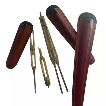 Набор из 3 пропорциональных латунных циркулей для инженерных чертежных инструментов - 6 , 9 , 12 | Архитектурные инструменты для точного черчения