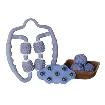 Набор из 3 роликов для фасции Vermis Fascia Roller, ролик для поверхностной мышцы, ролик для глубокой мышцы, магнитный ролик для миофасциального релиза, ролик Kinmaku для массажа спины