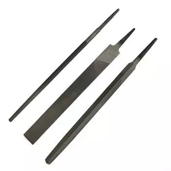 Набор из 3 шт. плоских напильников 6 дюймов, 150 мм, плоских/круглых/треугольных