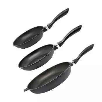 Набор из 3 сковородок 24 см, 28 см и 32 см из литого алюминия Elo Alucast ref. 9999550