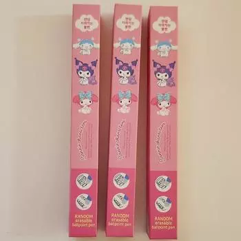 Набор из 3 стираемых шариковых ручек Sanrio Random