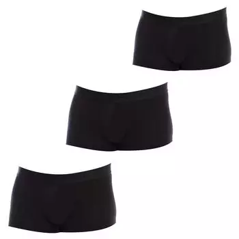 Набор из 3 трусов-боксеров с низкой посадкой NB3651A для мужчин S чёрный