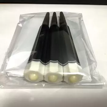 Набор из 3 восьмиугольных ножей Sanshin Karakui с инструкциями по заточке и предварительно просверленными отверстиями...