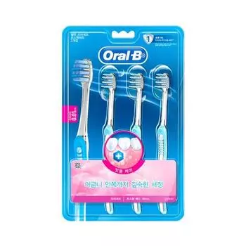 Набор из 3 зубных щеток Oral-B с бархатной головкой и ультрамаленькой головкой
