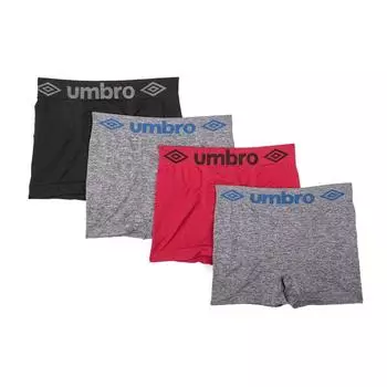 Набор из 4 бесшовных боксеров из микрофибры для мужчин UMBRO