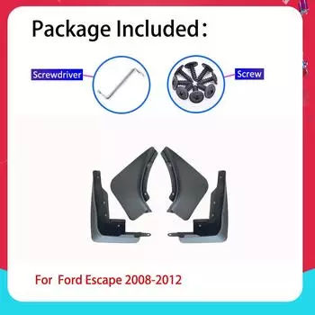 Набор из 4 частей автомобильных крыльев для Ford Escape 2008 ~ 2012 Fender Splash Fender, автомобильная обшивка панели автомобиля