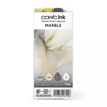 Набор из 4 чернил Copic Ink Alcohol Ink Art Marble Resin Colorant
