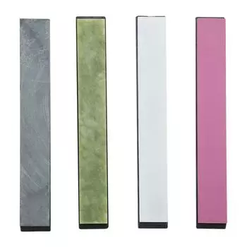 Набор из 4 цветных точильных камней с основанием для заточки ножей с фиксированным углом заточки