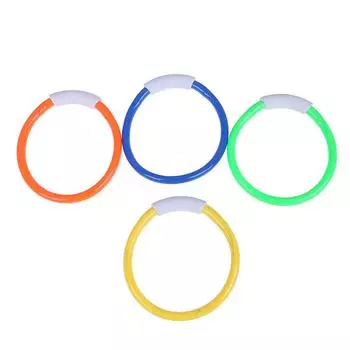 Набор из 4 дайвинг-колец, кольца для дайвинга для бассейна, для летней подводной игры, инструменты для водной вечеринки
