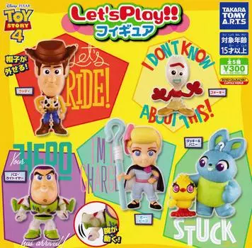 Набор из 4 фигурок «История игрушек» Давайте поиграем!! [5 (полный полный)]