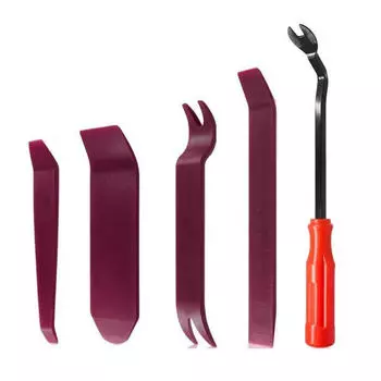 Набор из 4 инструментов для снятия автомобильной отделки, не царапающий панель автомобиля, набор отверток для снятия аудиопанели Four-piece set