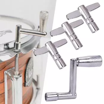 Набор из 4 ключей для барабанов, универсальный, тип T, тип Z, стандартный квадратный ключ 5,5 мм, скорость непрерывного движения, ключ для барабанов