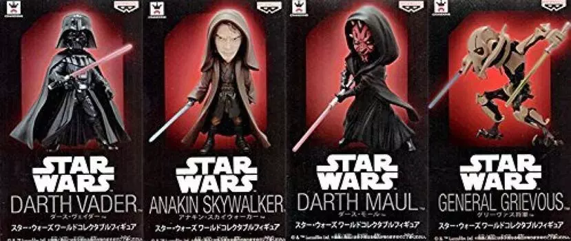 Набор из 4 коллекционных фигурок Star Wars World