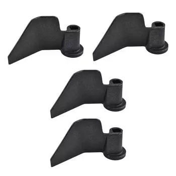 Набор из 4 лопаток для хлебопечки, лопатка для замешивания теста, лопатки для перемешивания, металлическая текстура, кухонные аксессуары для хлебопечки