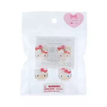 Набор из 4 мини-заколок для волос Sanrio Aurora Hello Kitty Персонаж Hello Kitty 420671