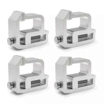 Набор из 4 монтажных зажимов для систем направляющих для грузовых автомобилей, для тяжелых условий эксплуатации TL2002