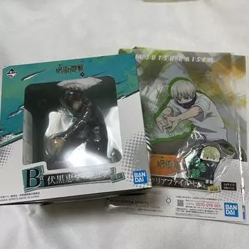 Набор из 4 предметов, фигурка дзюдзюцу Кайсен, прозрачная напильника, Мегуми Фусигуро, Тоге Инумаки