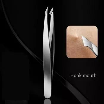 Набор из 4 профессиональных пинцетов - идеально подходит для удаления волос на бровях, заноз и вросших волос, для мужчин и женщин