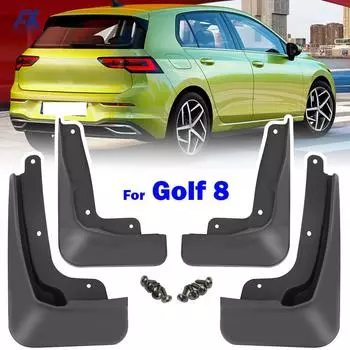 Набор из 4 шт. для VW Golf MK8 8 2022, автомобильные брызговики, брызговики, грязное крыло, передняя и задняя крышка, Стайлинг