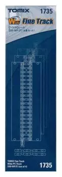 Набор из 4 шт. рельсов для ПК TOMIX N Gauge Wide PC Rail F 1735, принадлежности для моделей железных дорог S99-WP