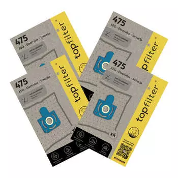 Набор из 4 упаковок по 4 мешка для пылесоса 64475 Tornado и AEG TopFilter Premium ref. 9993850