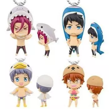 Набор из 4 выкроек талисмана кигуруми «Акула» «Вечное лето» Gacha Gacha Бесплатно!