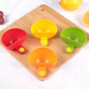 Набор из 4 зажимов для мисок, тарелок, блюдец для соуса пищевого класса, пригодных для мытья в посудомоечной машине, переносная коробка для приправ, томатного соуса, соли, овощного уксуса, чипсов