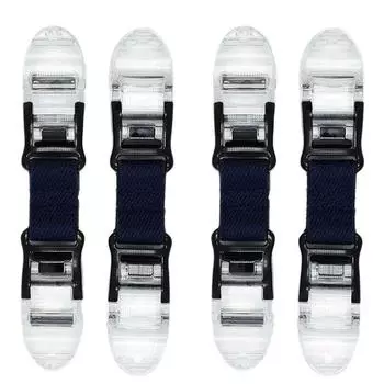 Набор из 4 зажимов для предотвращения соскальзывания чехла воротника футона с полотенца, сделано в Японии (флот), Зеренай-кун 3,5см,