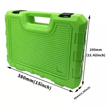 Набор из 50 ударных головок 3/8 дюйма — с высоким крутящим моментом, 6-точечная метрическая резьба (8-22мм) и САЕ (5/16-3/4-дюйма) Розетки, прочный хром