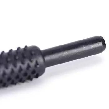 Набор из 5 черных стальных фрез с хвостовиком 1/4 6 мм, сверла по дереву, рашпиль, домашний инструмент