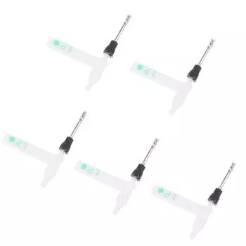 Набор из 5 игл для проигрывателя, игла для фонографа, запчасть, сменная игла, стилусы для проигрывателя, подходят для проигрывателей