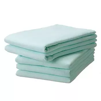 Набор из 5 односторонних марлевых банных полотенец, сделано в Японии, полотенце Senshu (приблизительно. 23,6 x 47,2 дюйма (60 х 120 см), Светло-синий